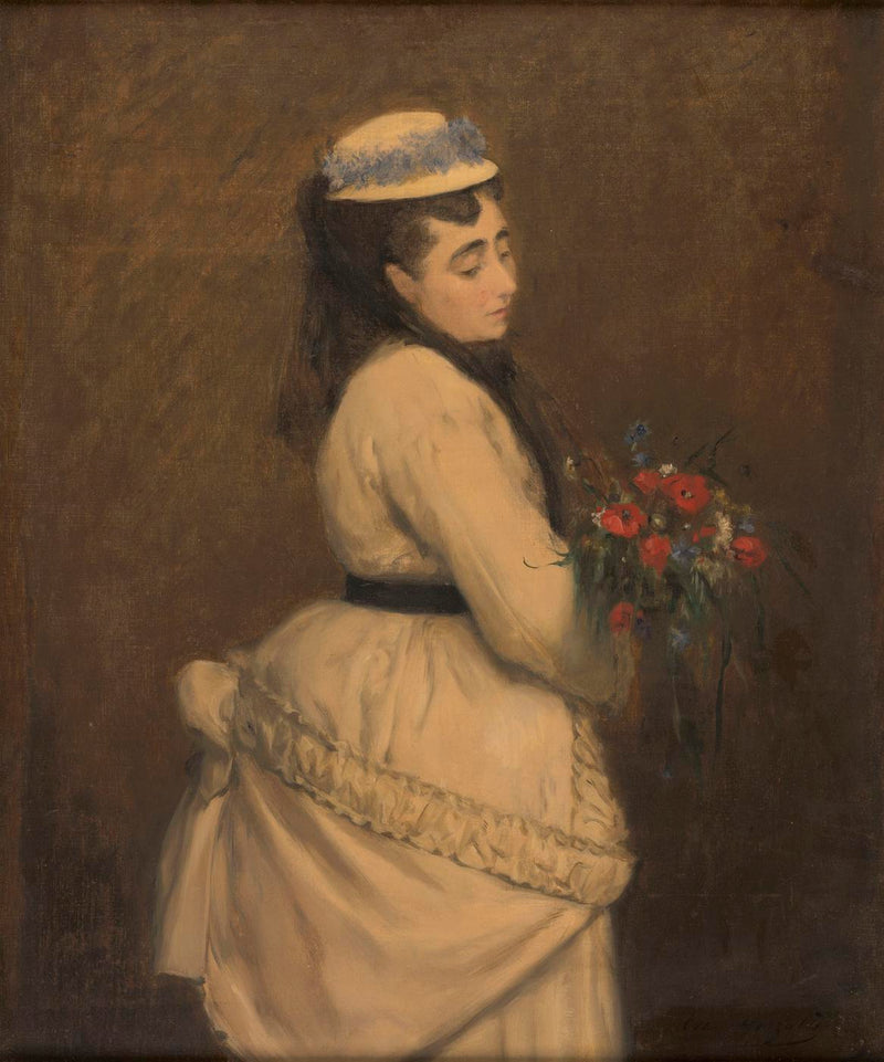 Madame E.G. (Madame Emmanuel Gonzalès, taiteilijan äiti) - Eva Gonzalès