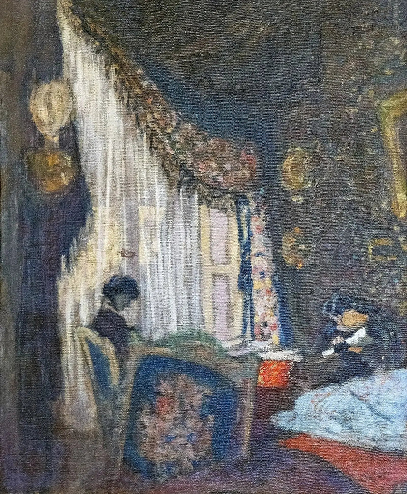 Madame Hessel ikkunallaan - Édouard Vuillard