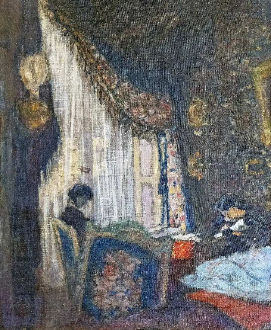 Madame Hessel ikkunallaan - Édouard Vuillard