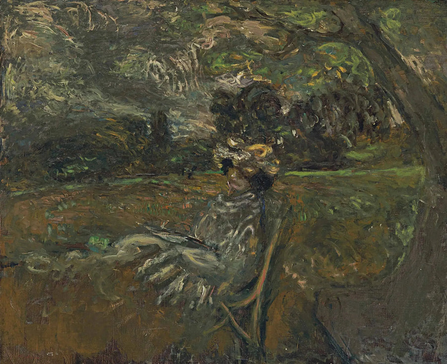 Madame Hessel auringonlaskussa - Édouard Vuillard