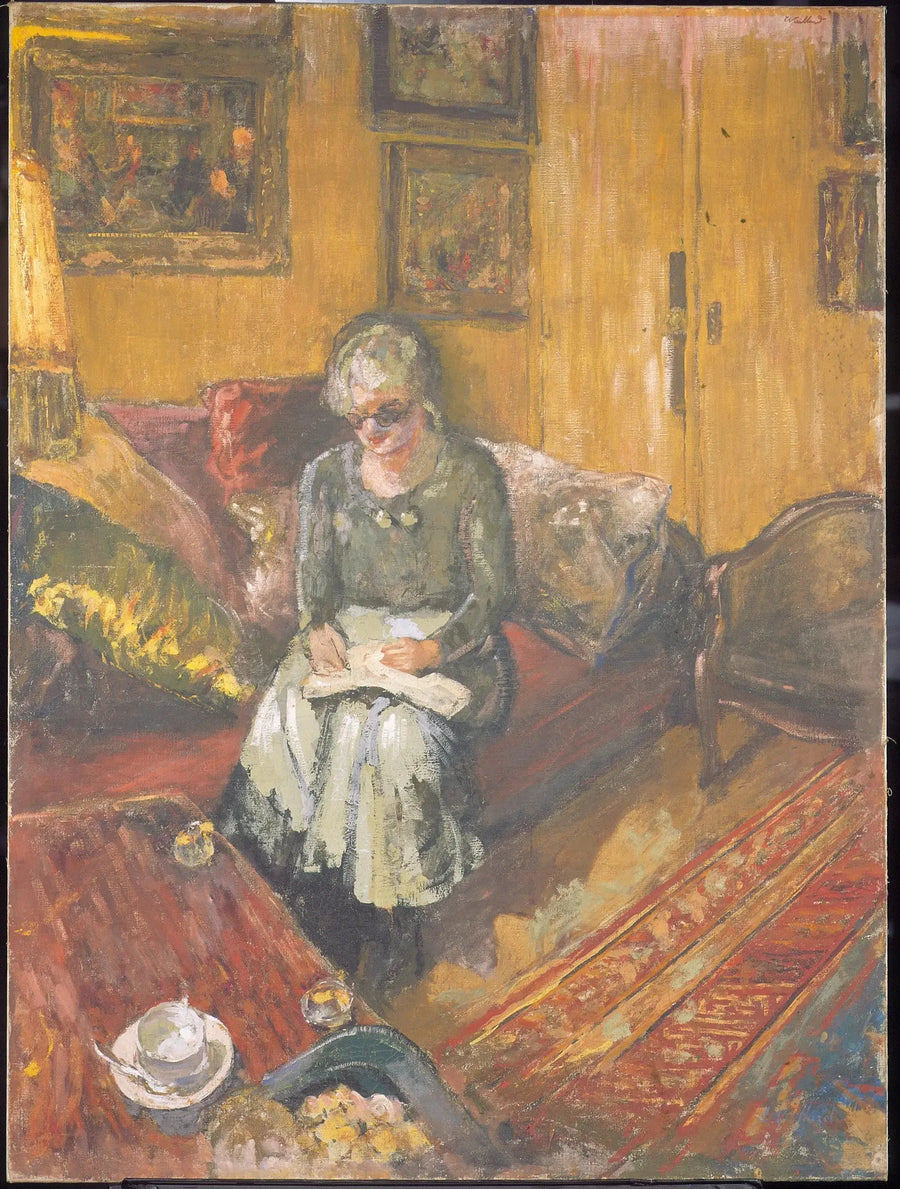Madame Hessel boudoirissa, rue de Naples - Édouard Vuillard