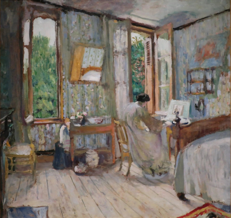 Madame Hessel huoneessaan La Terrassessa - Édouard Vuillard