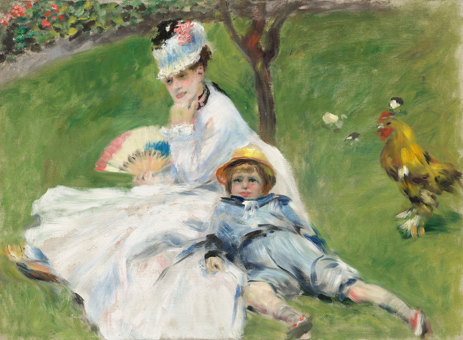 Madame Monet ja hänen poikansa - Pierre-Auguste Renoir