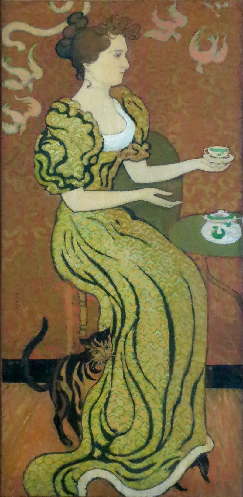 Madame Ranson au chat - Maurice Denis