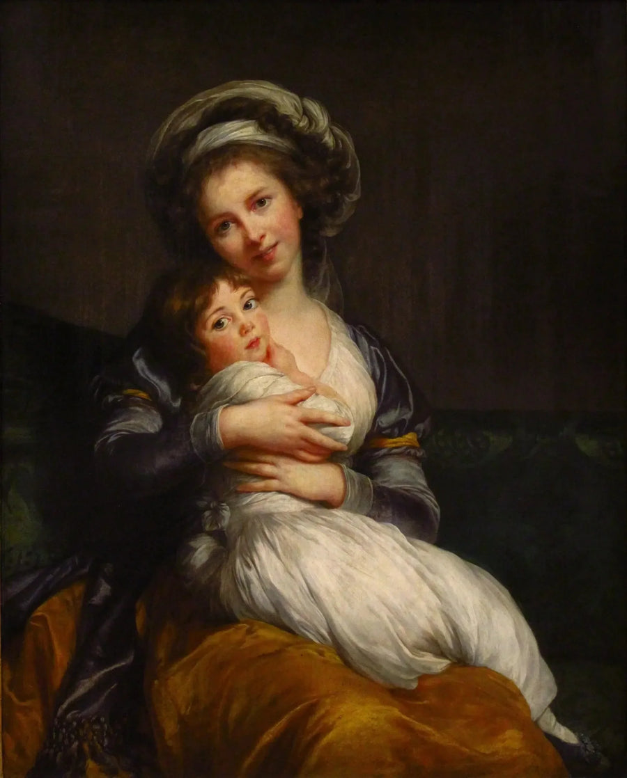 Madame Vigée Le Brun ja hänen tyttärensä - Élisabeth Vigée Le Brun