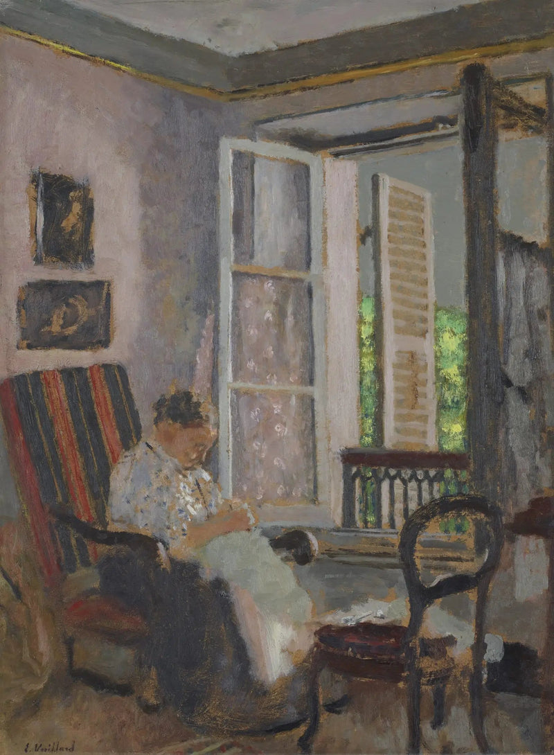 Madame Vuillard serkku, Truffaut-katu - Édouard Vuillard