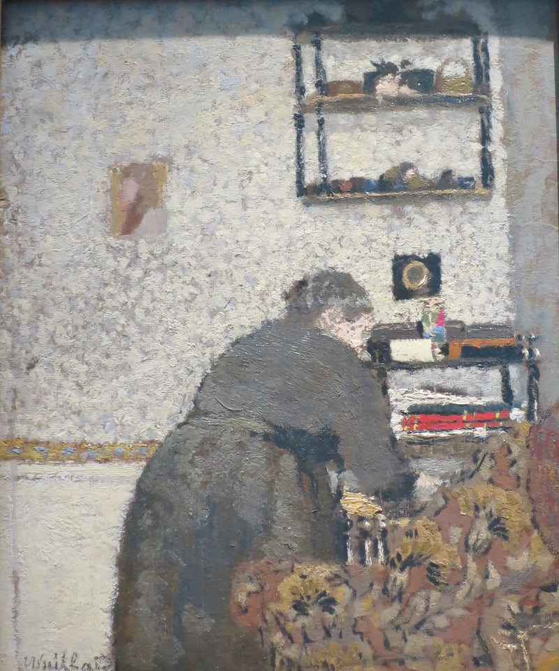 Madame Vuillard salongissa - Édouard Vuillard
