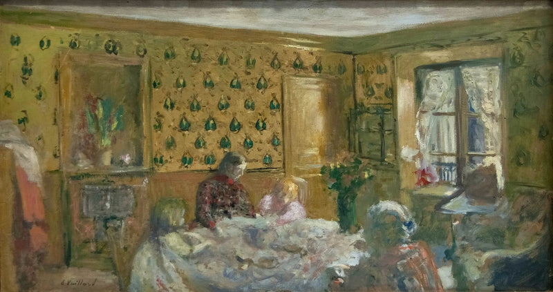 Madame Vuillard ja Rousselin lapset - Édouard Vuillard