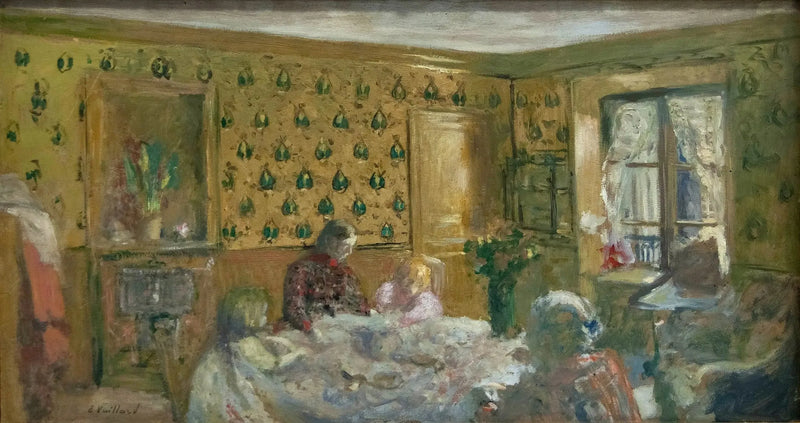 Madame Vuillard ja Rousselin lapset - Édouard Vuillard