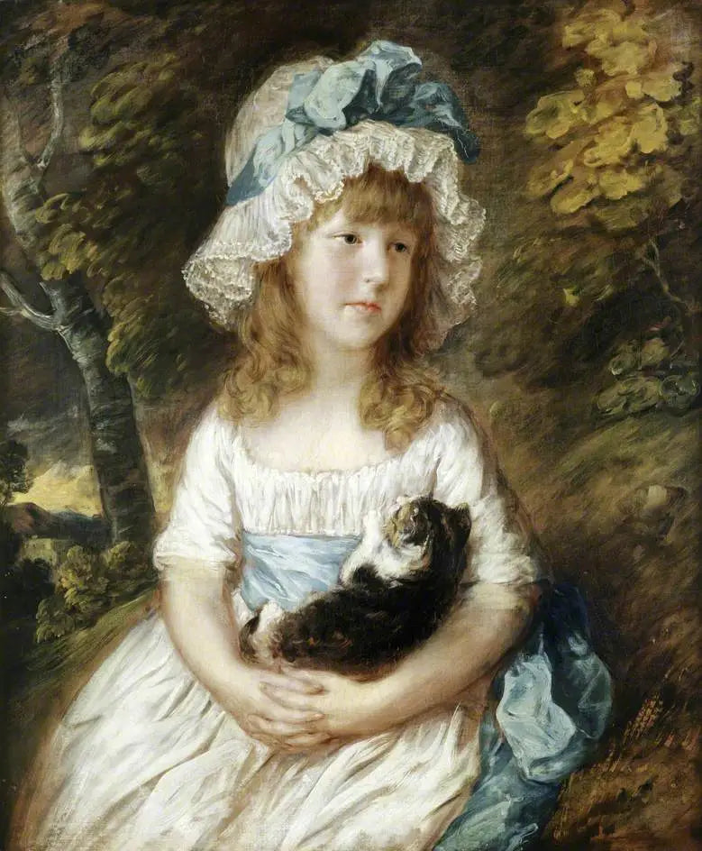 Mademoiselle Brummell (perinteisesti tunnistettu) - Thomas Gainsborough