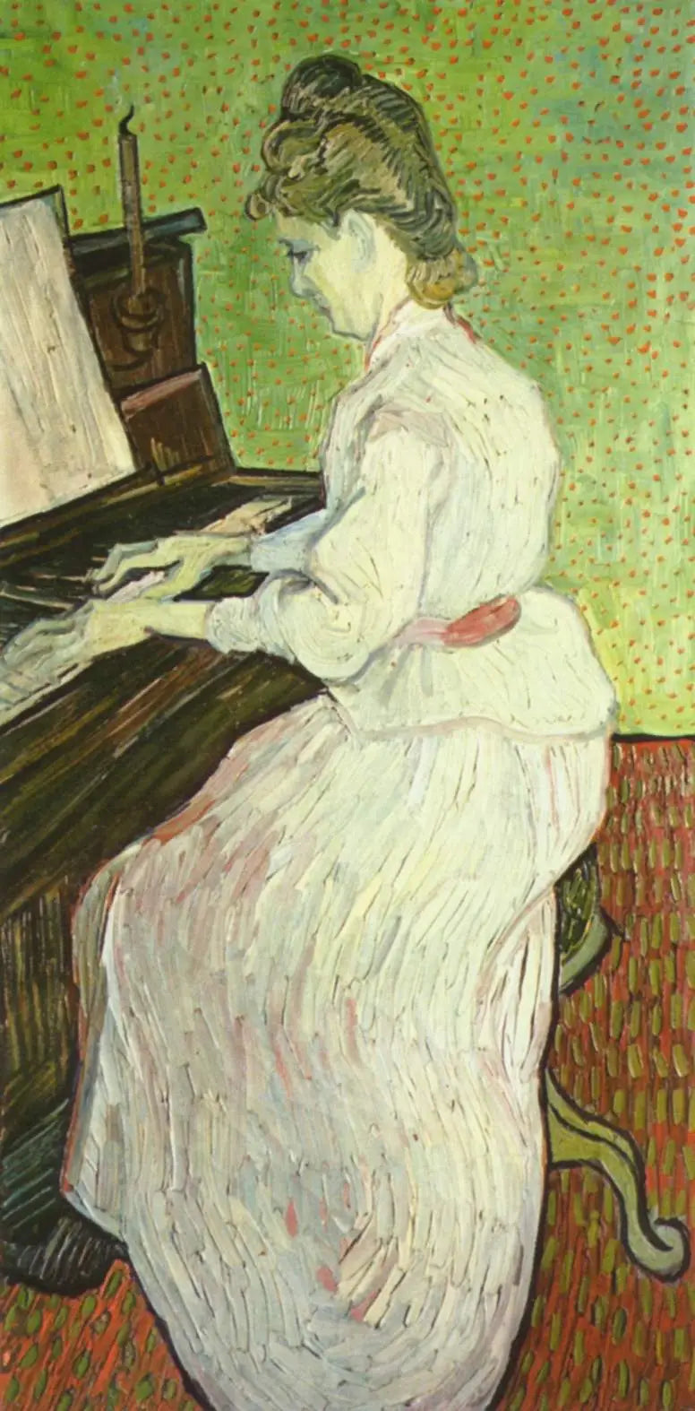 Neiti Gachet pianolla - Vincent van Gogh