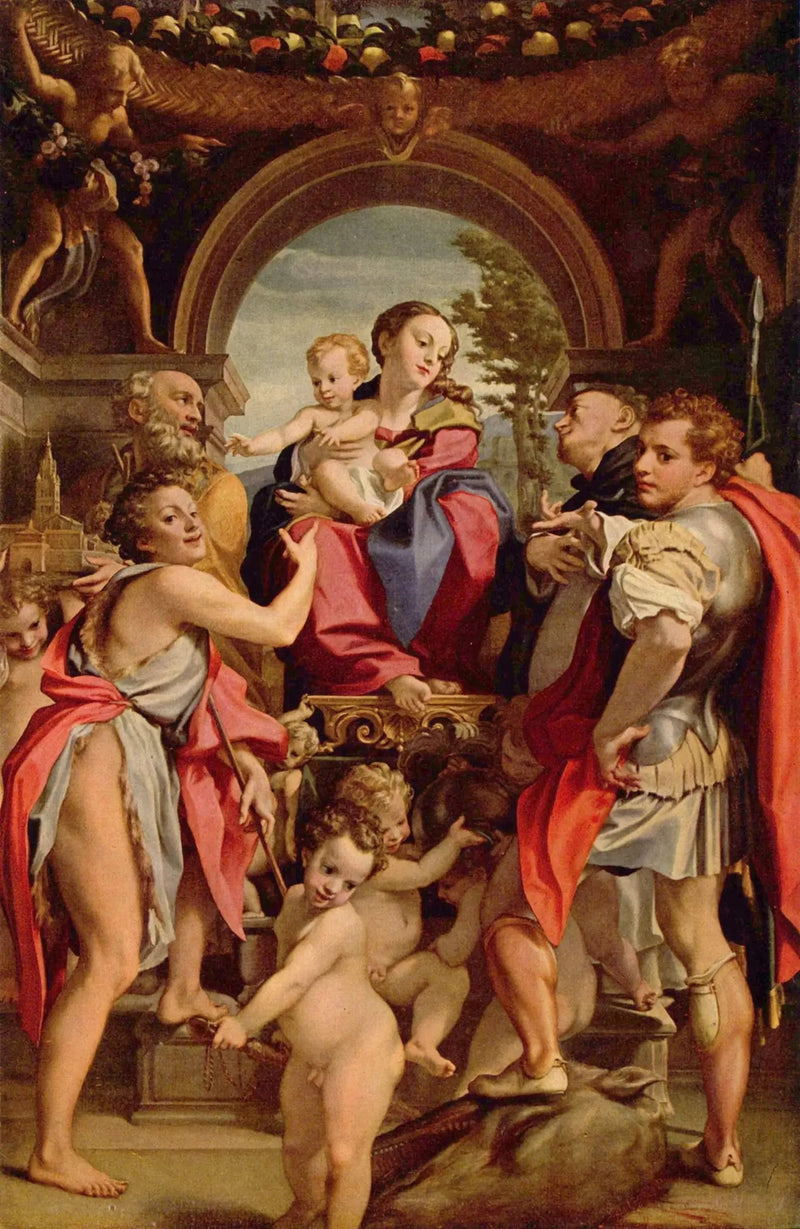 San Giorgion madonna - Antonio da Correggio
