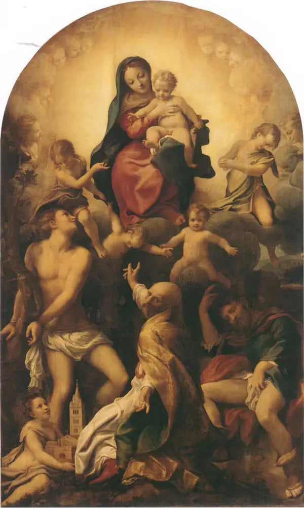 San Sebastiano-madonna - Antonio da Correggio