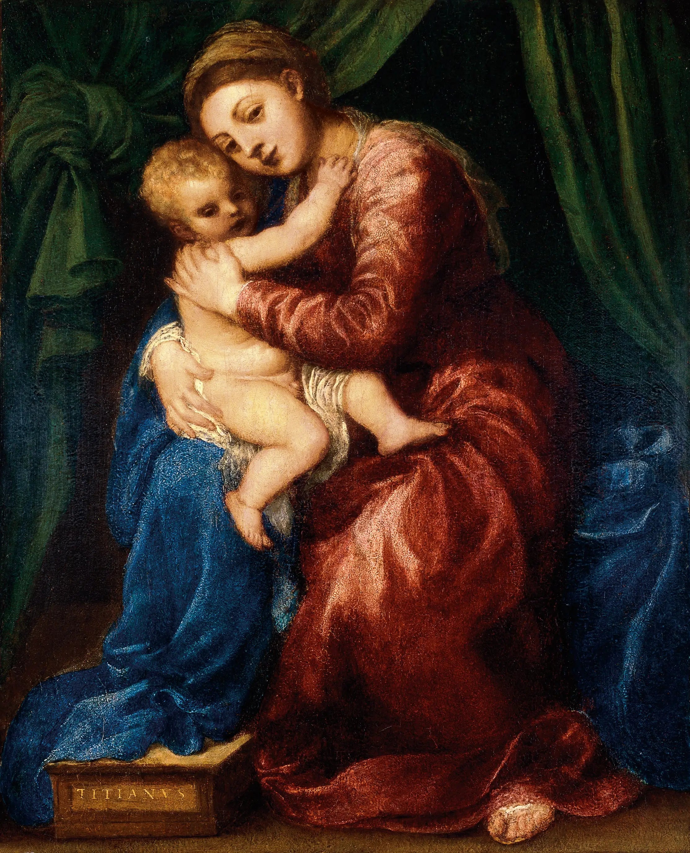 Madone Sciarra - Titian image 1 reproduction réalisée par Alpha Reproduction