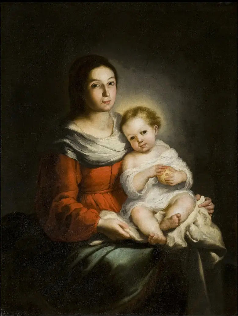 Madonna ja lapsi - Bartolomé Esteban Murillo