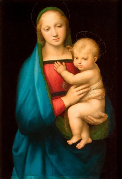 Reproduction du tableau « Madonna del Granduca - Raphaël Sanzio » par Alpha Reproduction en peinture à l’huile
