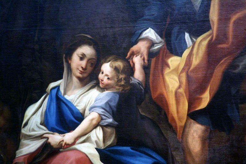 Madonna della Scodella (d'après Correggio) (yksityiskohta) - Anton Raphael Mengs