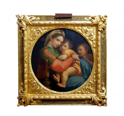 Madonna della Sedia (italialaisesta alkuperäisestä 1500-luvulta) - Raphaël Sanzio