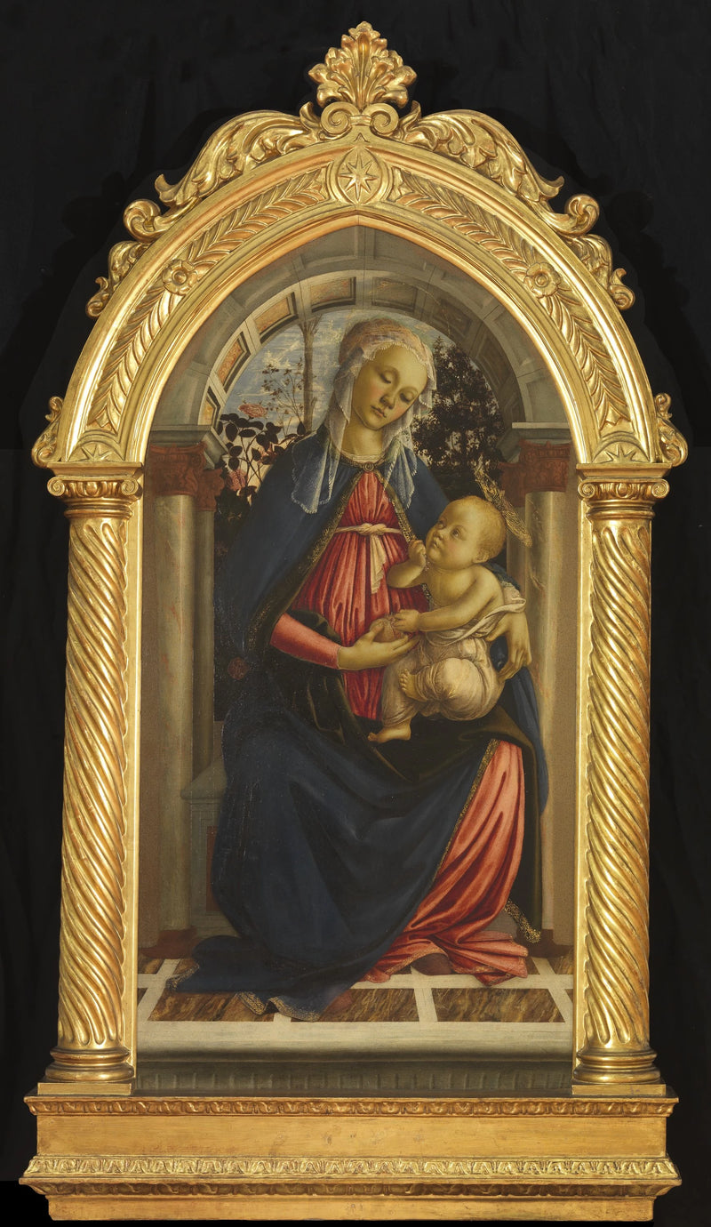 Neitsyt ruusutarhassa - Sandro Botticelli