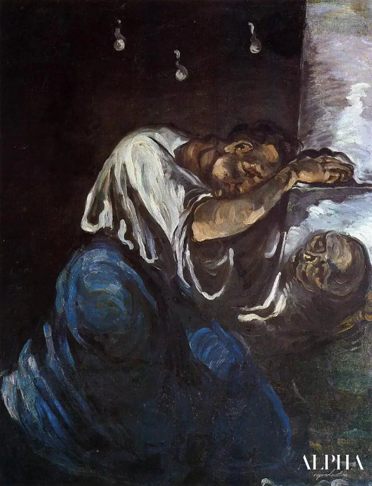 Magdaleine pleurant - Paul Cézanne - Reproductions de tableaux et peintures haut de gamme