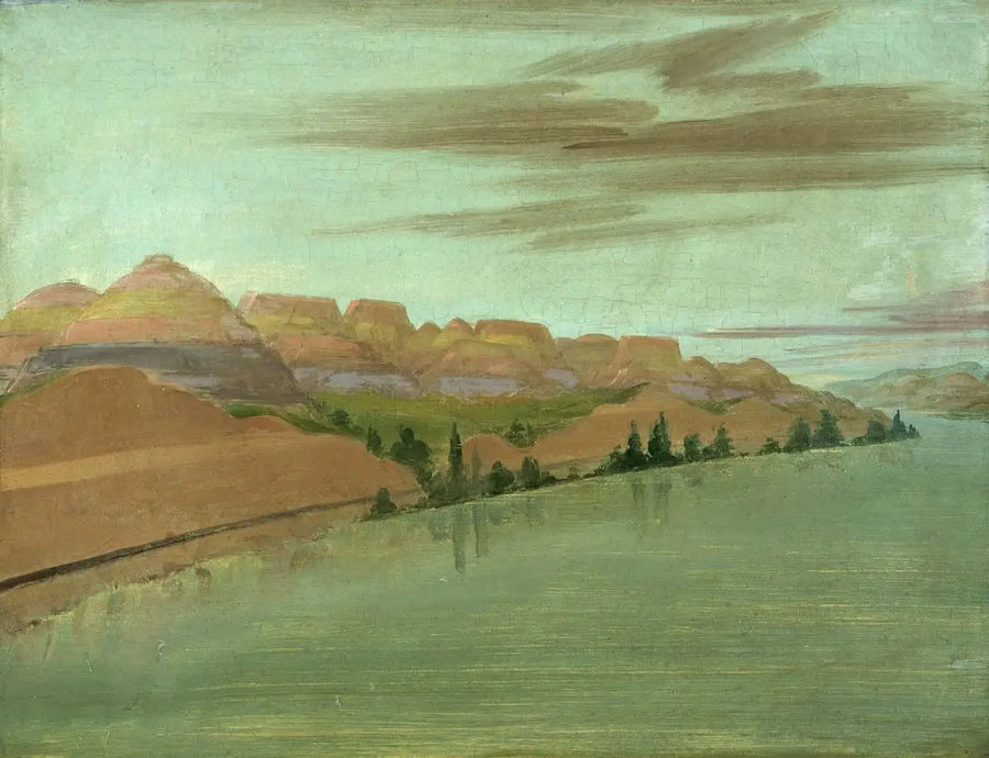 Upeat saviseinämäet, 1900 mailin päässä Saint-Louisista - George Catlin