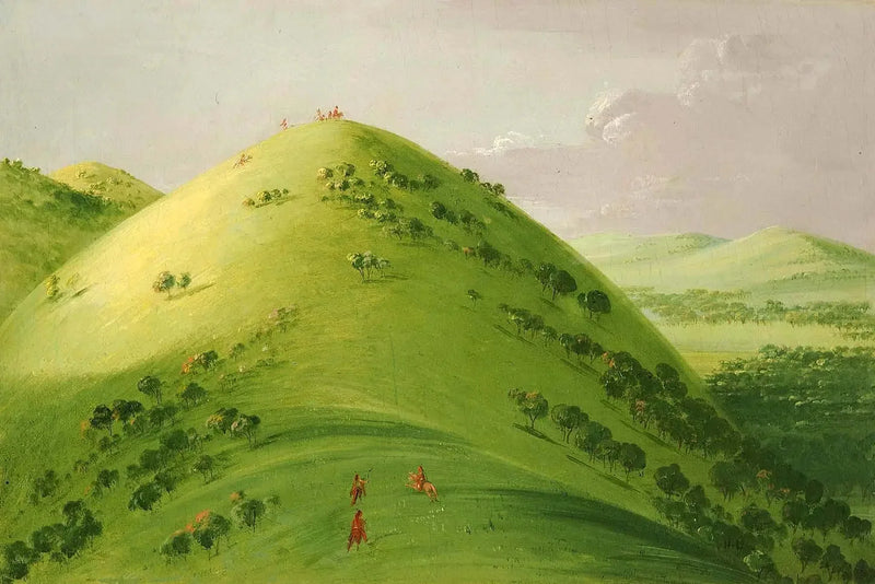 Upeat preerialuonnokset, Haut-Mississippi - George Catlin