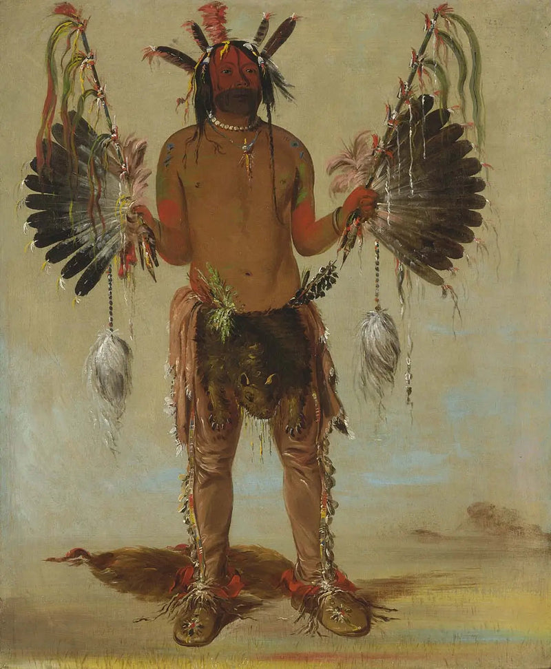Mah-tó-he-ha, vanha karhu, parantaja - George Catlin
