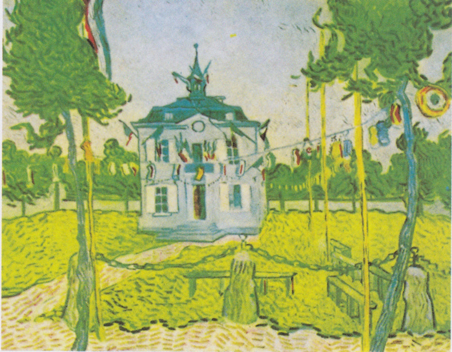 Auvers-sur-Oisen kaupungintalo 14. heinäkuuta - Vincent van Gogh