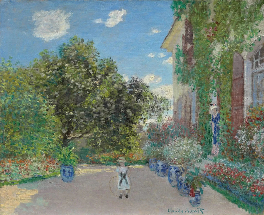 Taiteilijatalo Argenteuil W284:ssä - Claude Monet