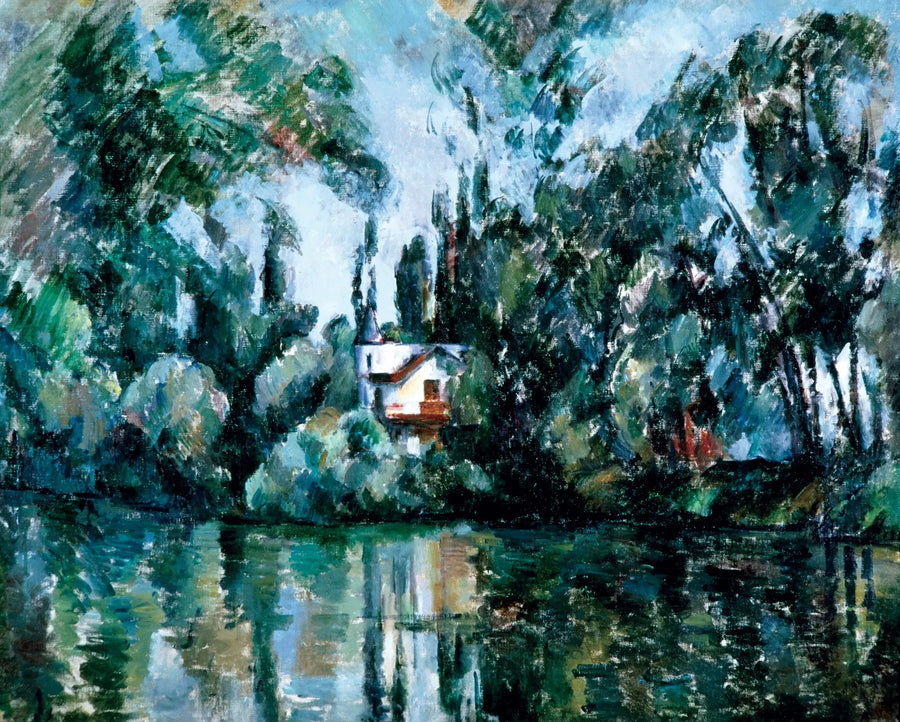 Talo Marnen rannalla - Paul Cézanne