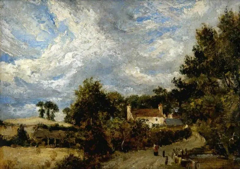 Talo tien varrella - John Constable