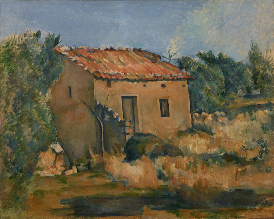 Talo aix-maalaisessa maaseudussa - Paul Cézanne