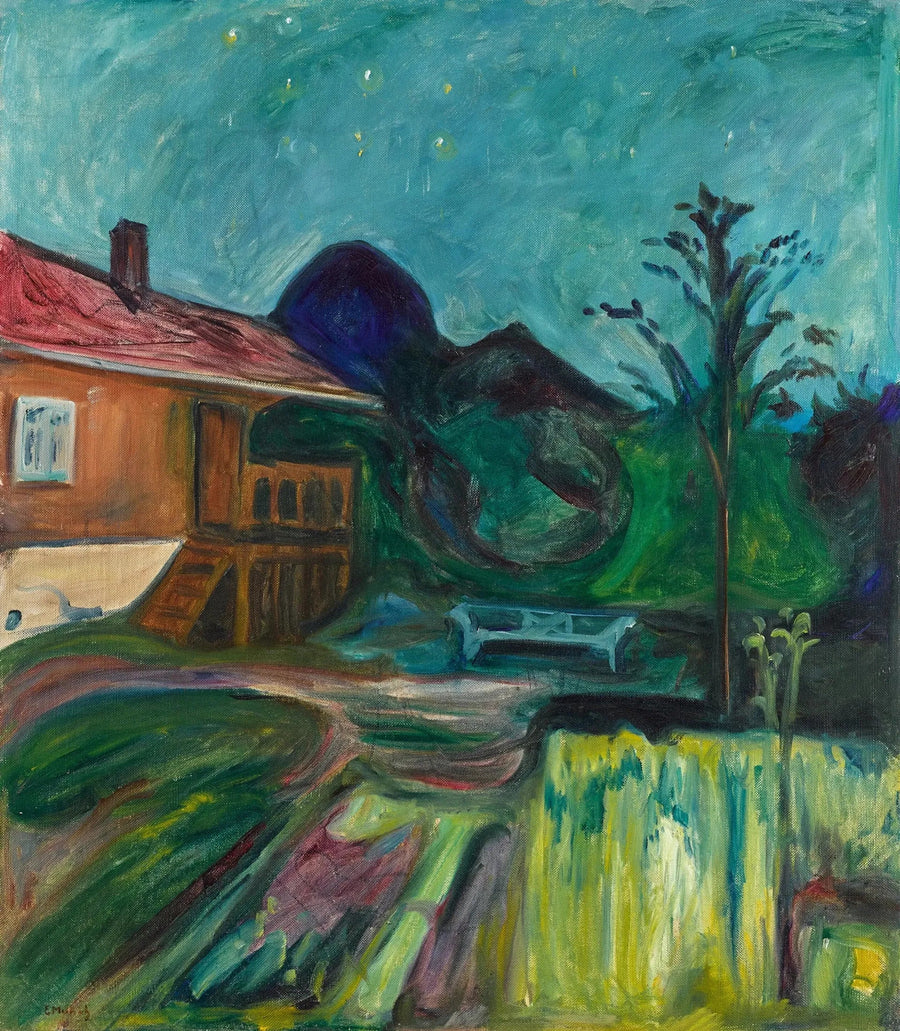 kesäyön talo - Edvard Munch