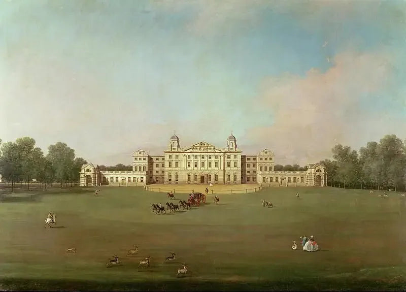 Badmintonin talo Badmintonin puistosta - Canaletto