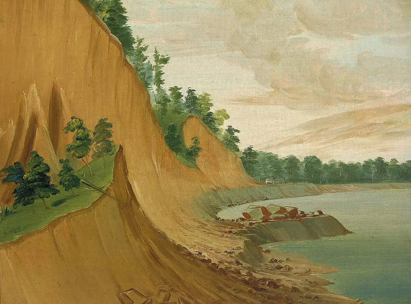 Cabane-kauppatalo, 930 mailin päässä Saint-Louisista - George Catlin