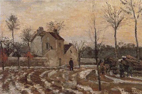 Monsieur Musyn talo, Louveciennes - Camille Pissarro