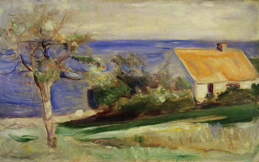 Morten Damme talo lähellä Åsgardstrandia - Edvard Munch