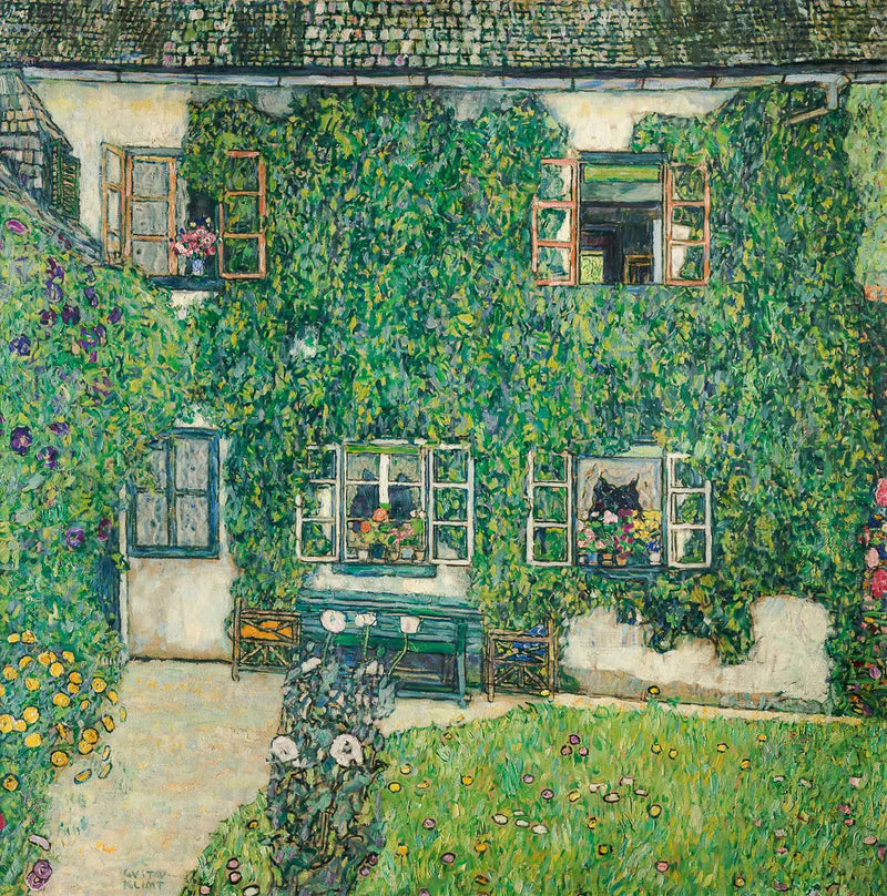 Metsämaja Weissenbachissa - Gustav Klimt
