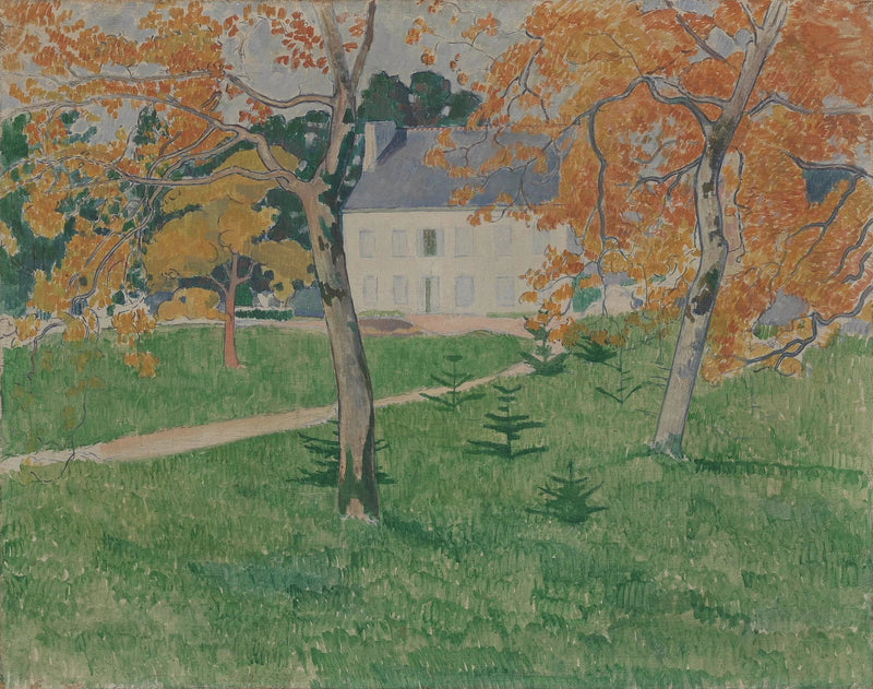 Talo puiden keskellä: Pont-Aven - Émile Bernard