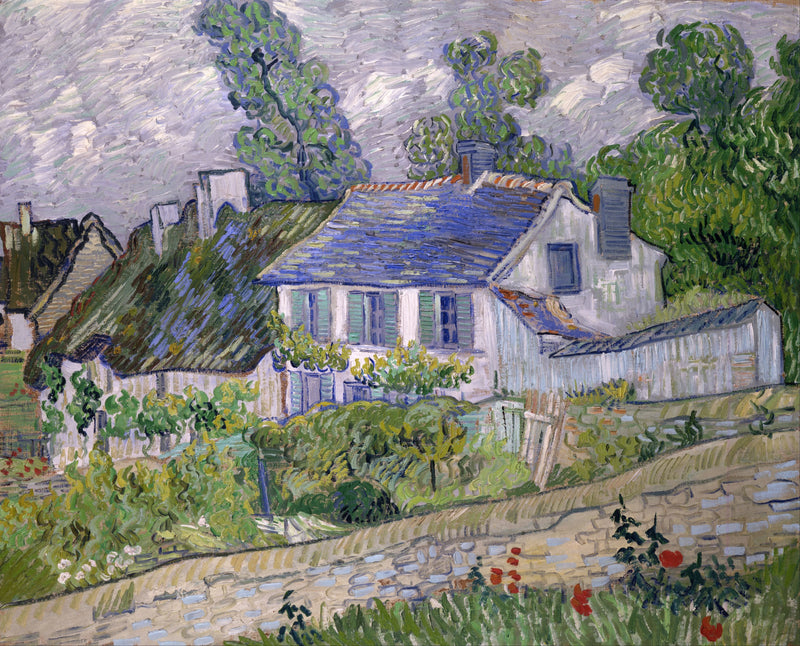 Auvers-sur-Oisen talot - Vincent van Gogh