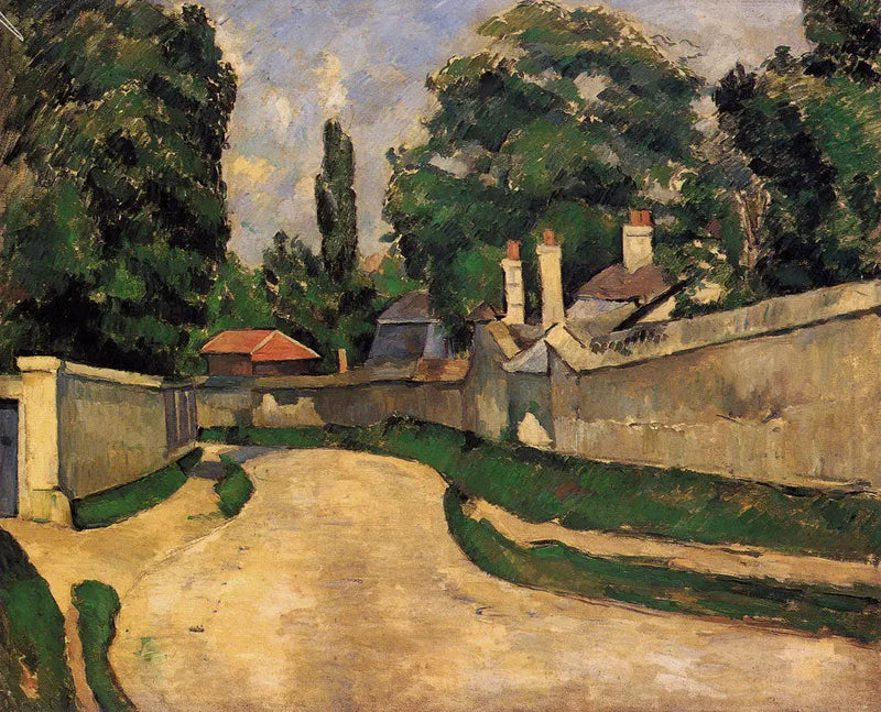 Talot tien varrella, I - Paul Cézanne