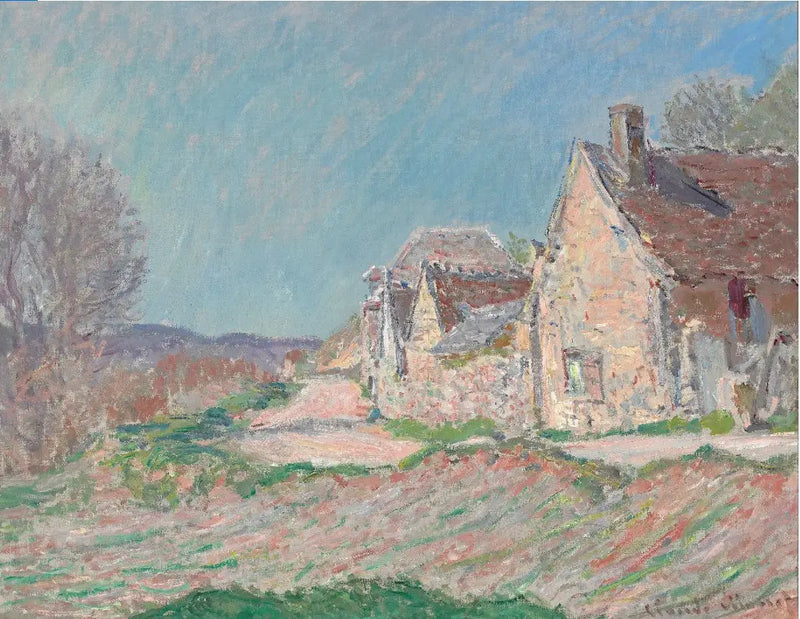 Talot tien varrella - Claude Monet