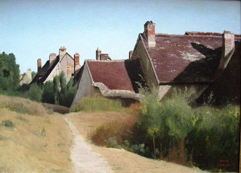 Orléansin ympäristön taloja - Jean-Baptiste Camille Corot