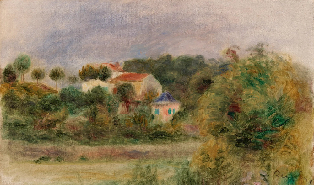Maisons dans un parc - Pierre-Auguste Renoir image 1 copie de tableau peinte à la main
