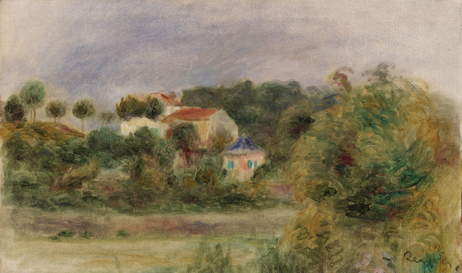 Talot puistossa - Pierre-Auguste Renoir