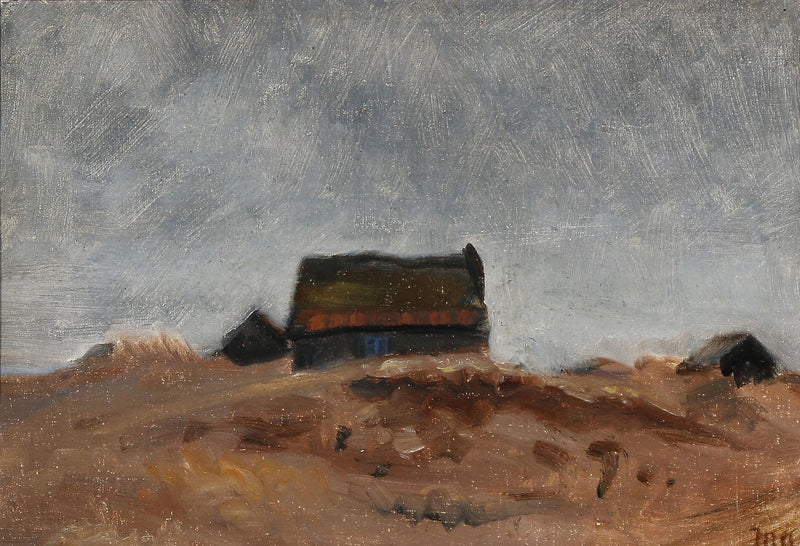 Kalastajan talot Skagenissa. -Michael Peter Ancher