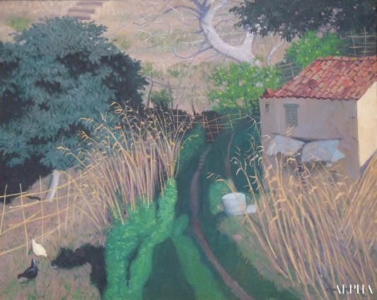 Maisons et Roseaux - Félix Edouard Vallotton - Reproductions de tableaux et peintures haut de gamme