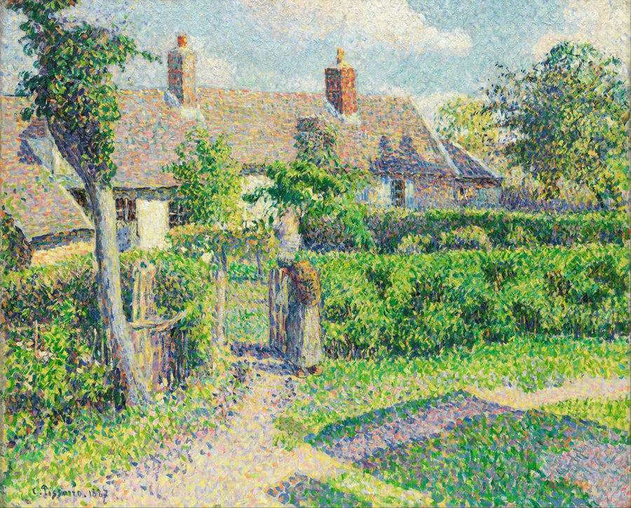 Maalaistalot, Eragny - Camille Pissarro