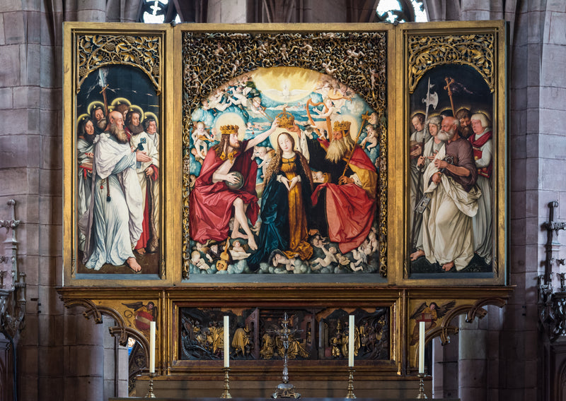 Notre-Dame-katedraalin pääalttari Freiburgissa - Hans Baldung Grien