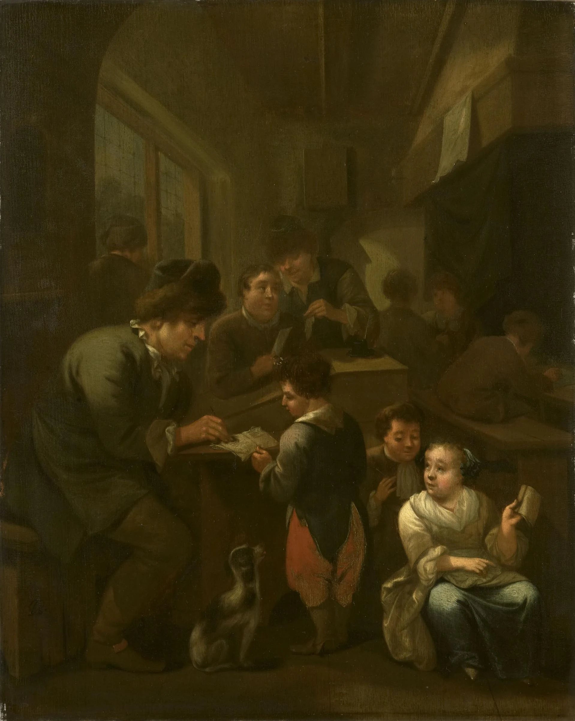 Le maître d'école - Bernardus van Schendel